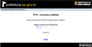 Consulta IPTU 2023 São Paulo