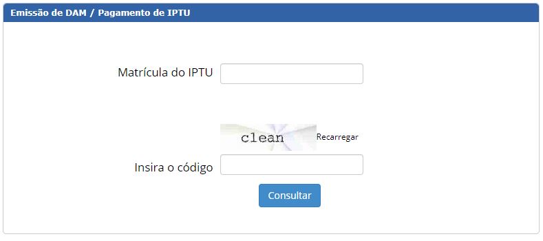 Consulta IPTU Manaus