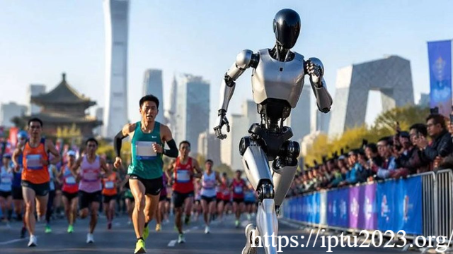 Robot Humanoid Finis Half Marathon 50 Menit